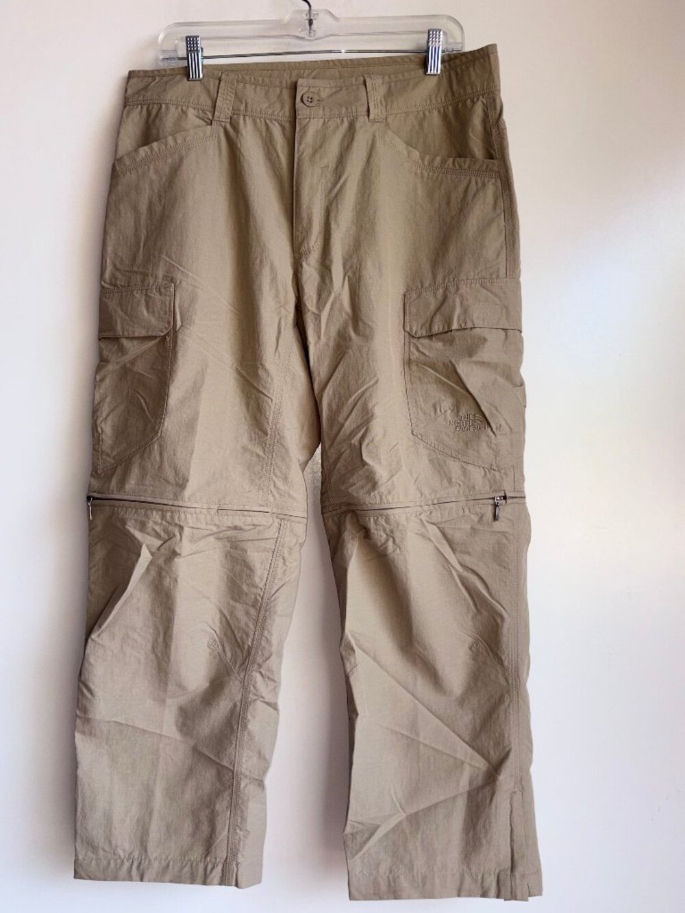 The North Face Convertible Zip Off Cargo Hiking Pants Size 34